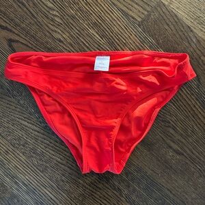 Xhilaration Red Butt Scrunch Bikini Bottoms